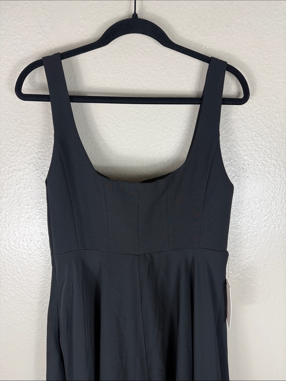 Odd Muse The Ultimate Square Neck Midi Dress in Black - Picture 10 of 11
